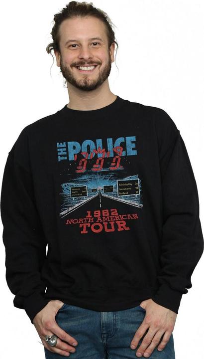 Actual product image The Police Mens North American Tour V2 Sweatshirt (4XL)