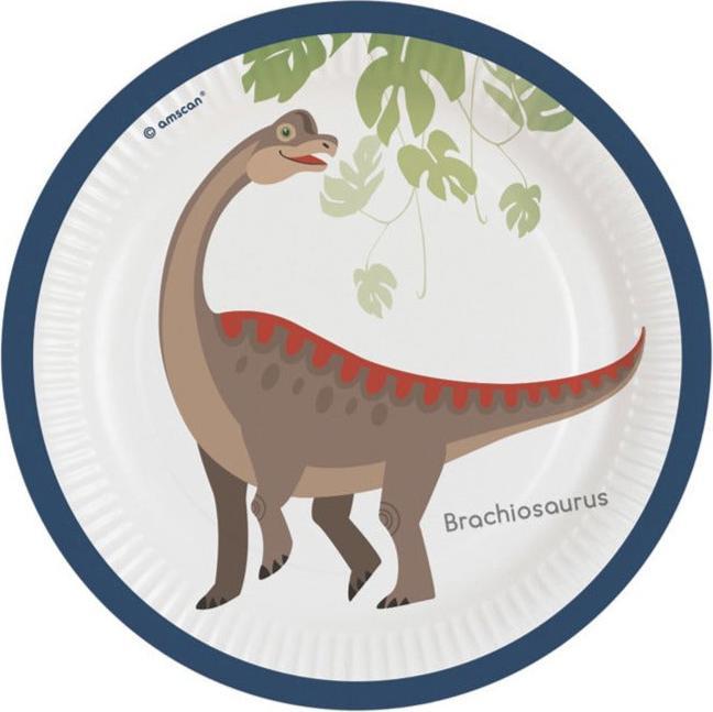 Image du produit Riethmüller 8 Assiettes Happy Dinosaur 23cm (8 x)