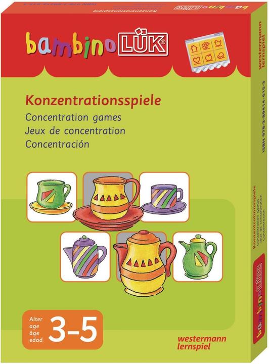 Immagine prodotto Giochi di concentrazione (Tedesco, Inglese, Multilingue, Spagnolo, Francese)