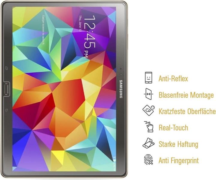 Actual product image Protectorking 4x Panzerfolie Anti-Shock matt entspiegelt (4 Piece, Galaxy Tab S 10.5)