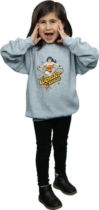 Produktbild Wonder Woman Stars Sweatshirt Mädchen (140, 146)
