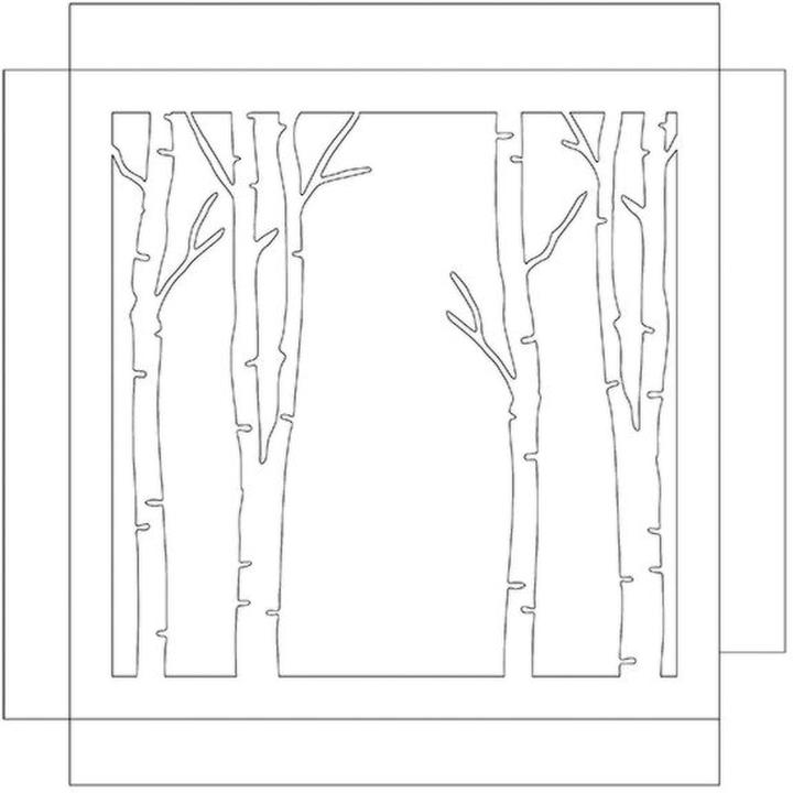 Produktbild Ursus Bastelset Shadow Box Winterwald, 19 x 19 cm, 1 Stück
