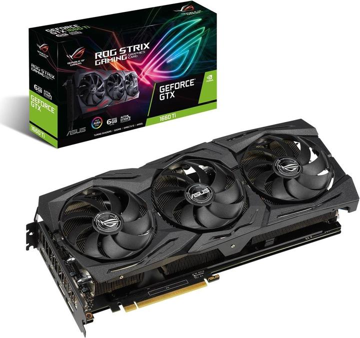 Actual product image ASUS GeForce GTX 1660 Ti ROG STRIX GAMING (6 GB)