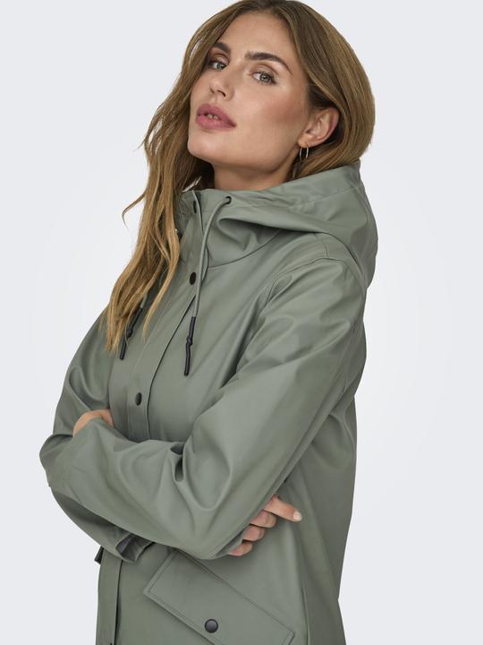 Produktbild Only Einfarbiger Regenjacke Regenmantel (S)
