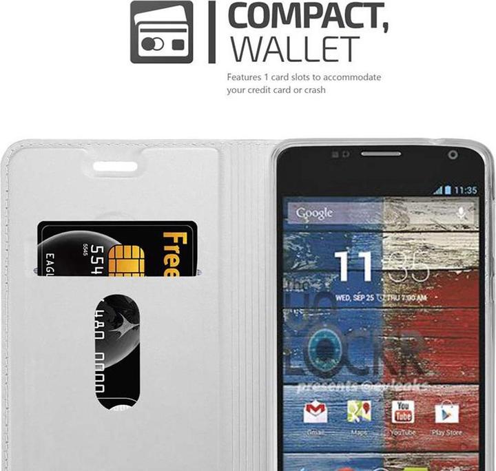 Actual product image Cadorabo Book Classy Style Cover (Motorola Moto G2 (2nd Gen))