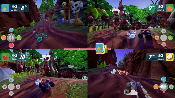 Actual product image Pqube All-Star Fruit Racing, Switch (Switch, Multilingual)