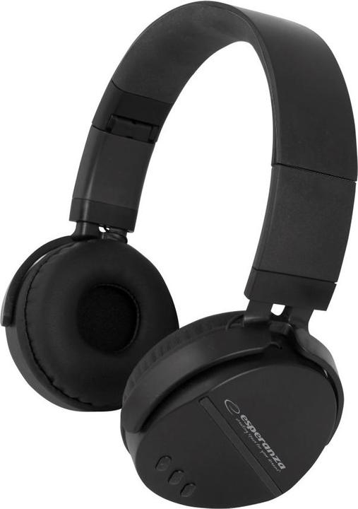 Immagine prodotto Esperanza EH217K Cuffie Bluetooth ad archetto Nero (ANC, 7 h, Senza fili)