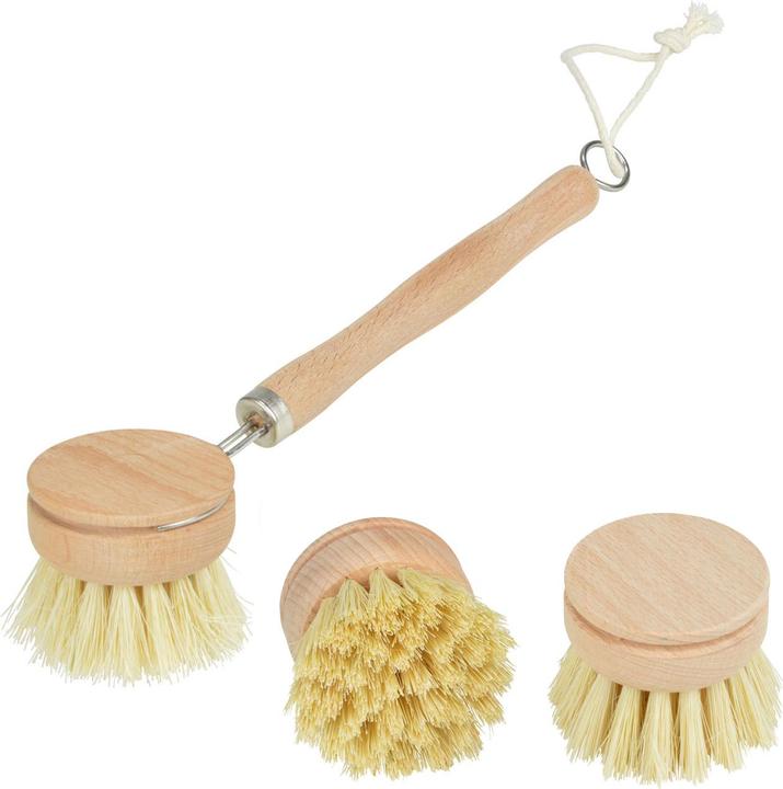 Produktbild Natura Punto Geschirrbürste mit Ersatzköpfen (1 Stk.)