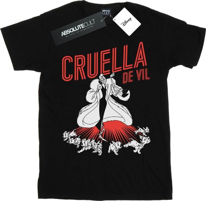 Immagine prodotto Disney Cruella De Vil Dalmatians Maglietta Ampia Donna (XXL)