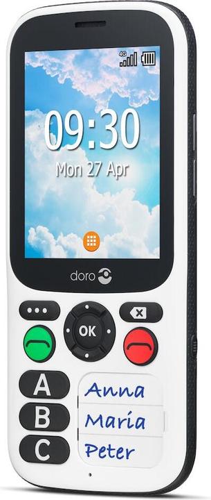 Actual product image Doro 780X IUP Black/White (2.80", 4G)