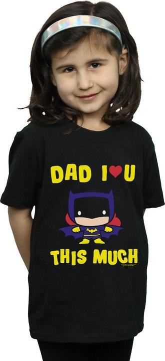 Immagine prodotto Batman Dad I Love You This Much Maglietta Ragazze (140, 146)