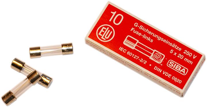 Siba 6.3x32mm M 10A 250V 632.227 Miniature fuse medium time-lag (Micro fuse, 10 A, Funds received)