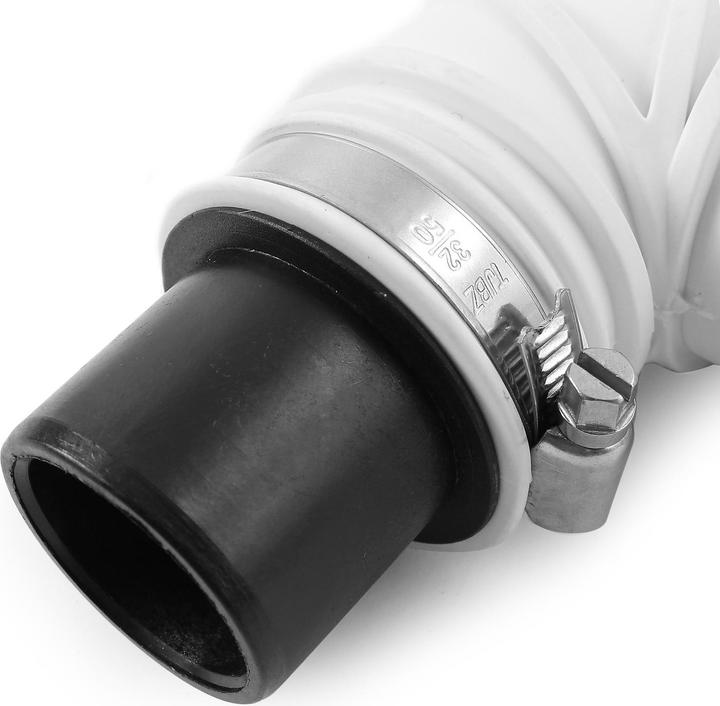 Actual product image Wiltec Check Valve DN40 (40 mm) Angle 90° Stepped Hose Piece Hose Clamp