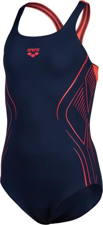 Navy, Bright Coral