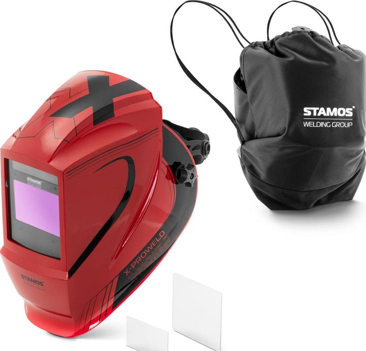 Actual product image Stamos Schweisshelm X-PROWELD automatischer Schweisshelm Schweisserhelm Schweissmaske