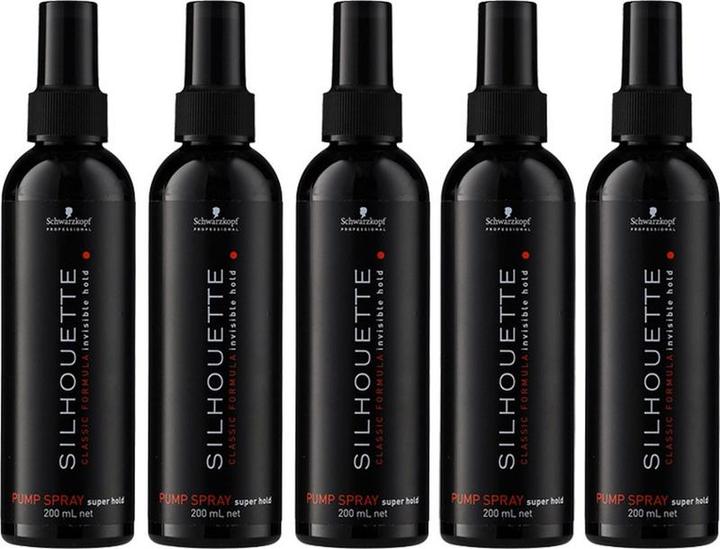 Produktbild Schwarzkopf Professional 10x Schwarzkopf Silhouette Super Hold Pumpspray 200 ml (200 ml)