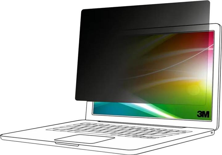 Produktbild 3M Bright Screen Privacy Filter for 33,78cm 13,3Zoll Laptop 16:10 BP133W1B (13.30", 16 : 10)