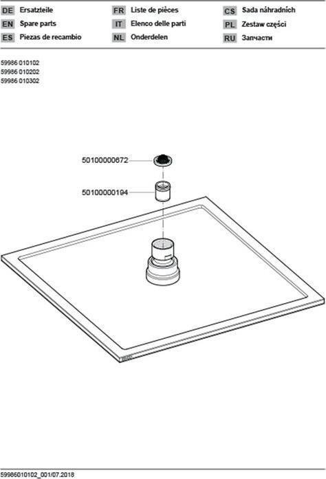 Actual product image Keuco Overhead shower angular vc 200x200mm (15 l/min)