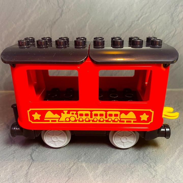 Produktbild LEGO Eisenbahn Anhaenger Waggon Passagierwaggon (10874)