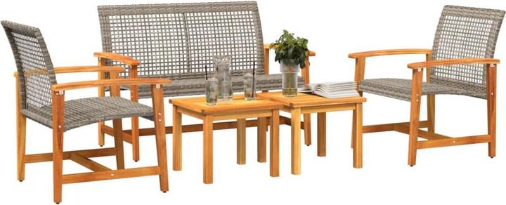 Actual product image VidaXL 5-piece garden lounge set and