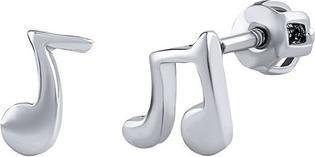Immagine prodotto Silvego Orecchini in argento con note musicali di Chopin SILVEGOB70579SEBD