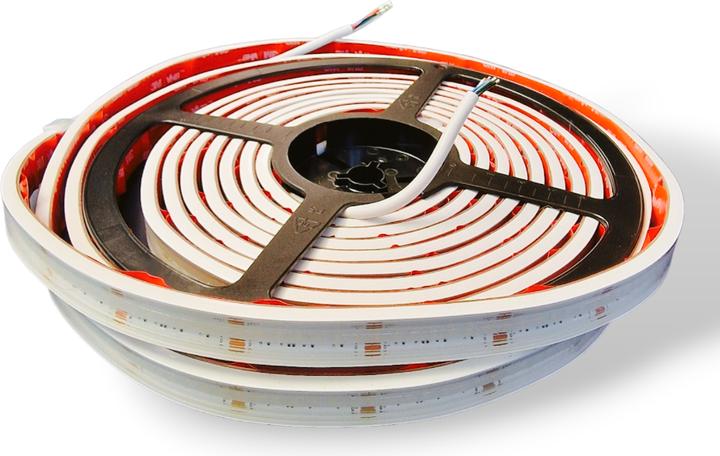 Immagine prodotto MW HiluX RGBW COB LED Strips - 24V - 16W - 620lm/m - RGB+2700K - CRI90+ - 5m - IP67 (500 cm, Esterno)