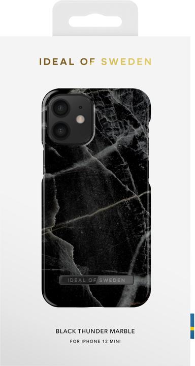 Immagine prodotto iDeal Of Sweden Designer Copertina rigida in marmo nero Thunder (Apple iPhone 12 mini)