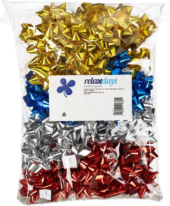 Produktbild Relaxdays Geschenkschleifen (Geschenkbox, 100 x)