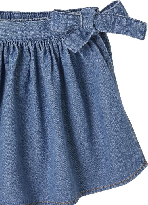 Image du produit Vertbaudet Jupe-short fille en denim léger (92)