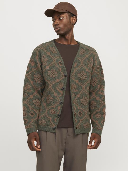 Produktbild Jack & Jones All Over Print Strickjacke Strickjacke (XL)