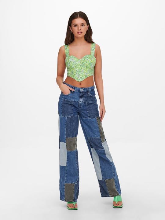 Actual product image Only Patterned corset top (XL)