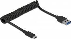 Image du produit Delock Câble spiralé USB 3.1 Gen 2 (1.20 m, USB 3.1)