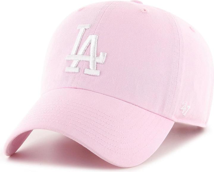 Actual product image 47 Brand Relaxed Fit Cap - Clean Up La Dodgers Petal Pink