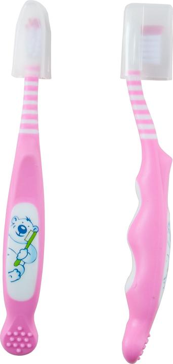 Thienel Dental Kinderzahnbürste 0-3 Jahre pink (10 Stück) (Extra weich, 10 x)