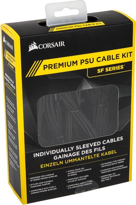 Actual product image Corsair Premium Sleeved SF Cable Set