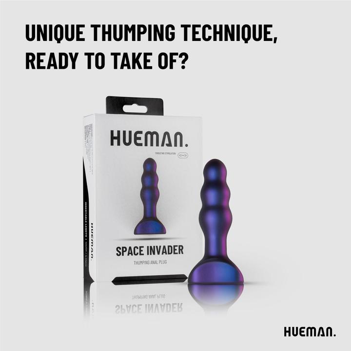 Produktbild Hueman Space Invader vibrierender Analplug