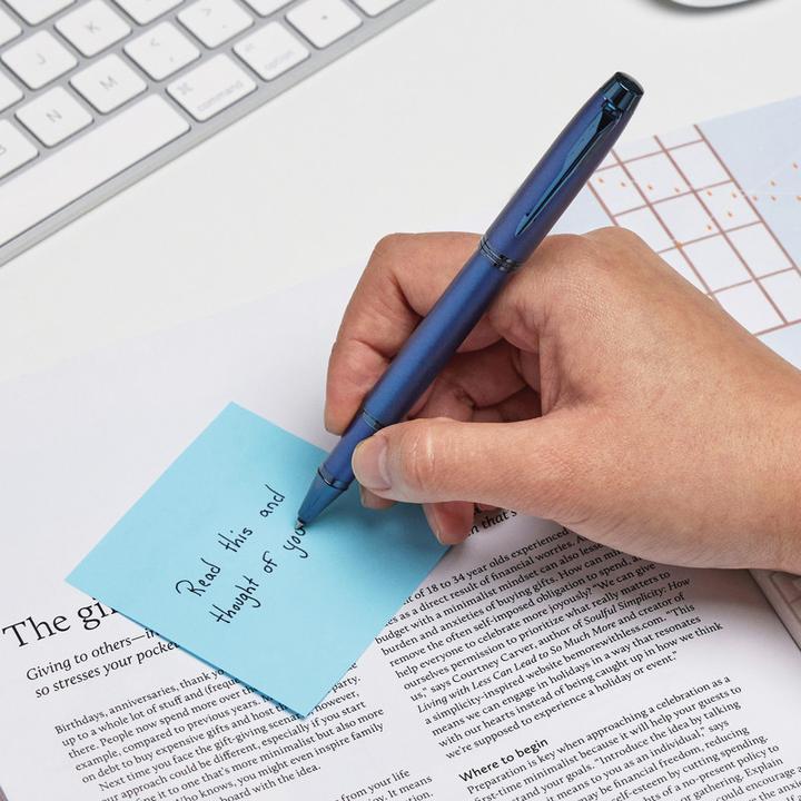 Actual product image Parker Pen Biros IM Monochrome PVD M (Blue, 1 x)