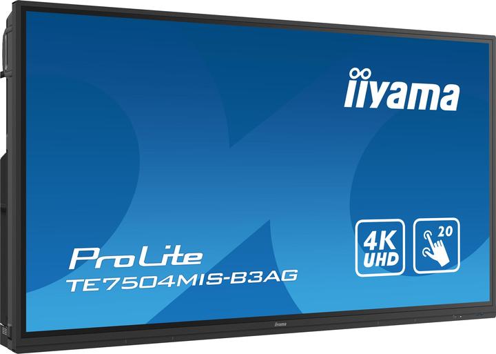 Actual product image iiyama TE7504MIS-B3AG 75IN 189.3CM IPS (3840 x 2160 Pixels, 75")
