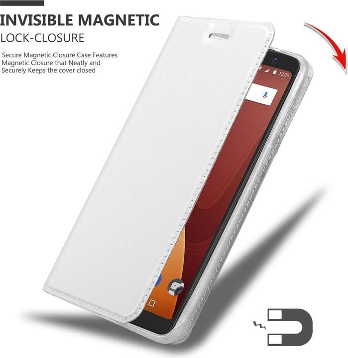 Produktbild Cadorabo Book Classy Style Cover (Wiko View Prime)