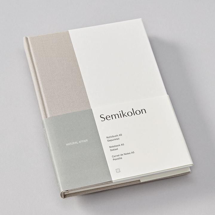 Semikolon Quaderno (A5) NATURAL AFFAIR, Deserto, Puntinato