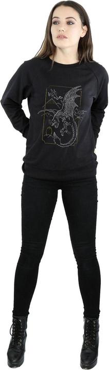 Image du produit - Sweat DRAGON LINE ART - Femme (M)