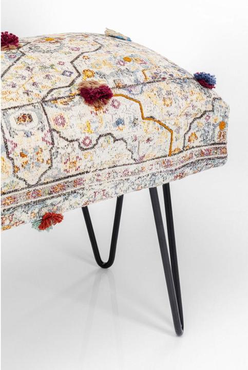 Actual product image Kare Design Bench Desna Patchwork Cream Multi 80cm (80 cm)