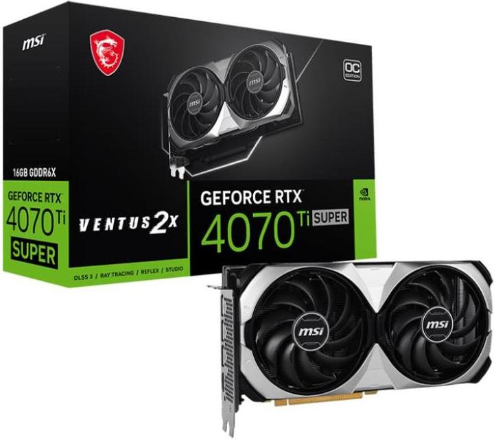 Produktbild MSI GeForce RTX 4070 Ti SUPER VENTUS 2X (16 GB)