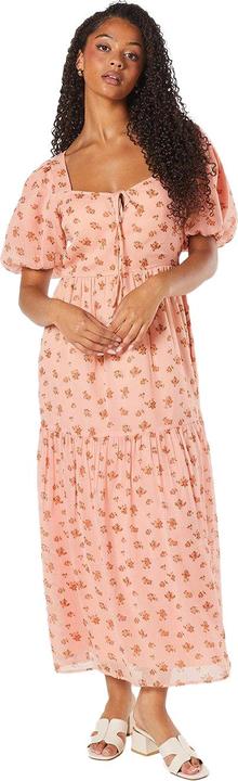 Dorothy Perkins Midikleid Vorne gebunden
