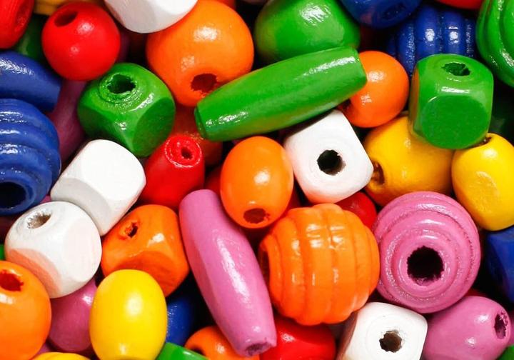 Immagine prodotto I Am Creative Perline di legno colorate