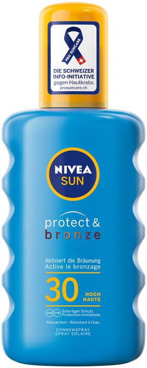 NIVEA Sun Protection & Tan Sun Spray SPF30 200 ml (Sun spray, SPF 30, 200 ml, 227 g)
