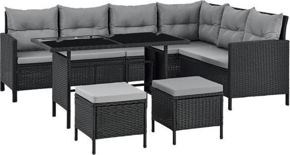 Produktbild Juskys Lounge Manacor Polyrattan