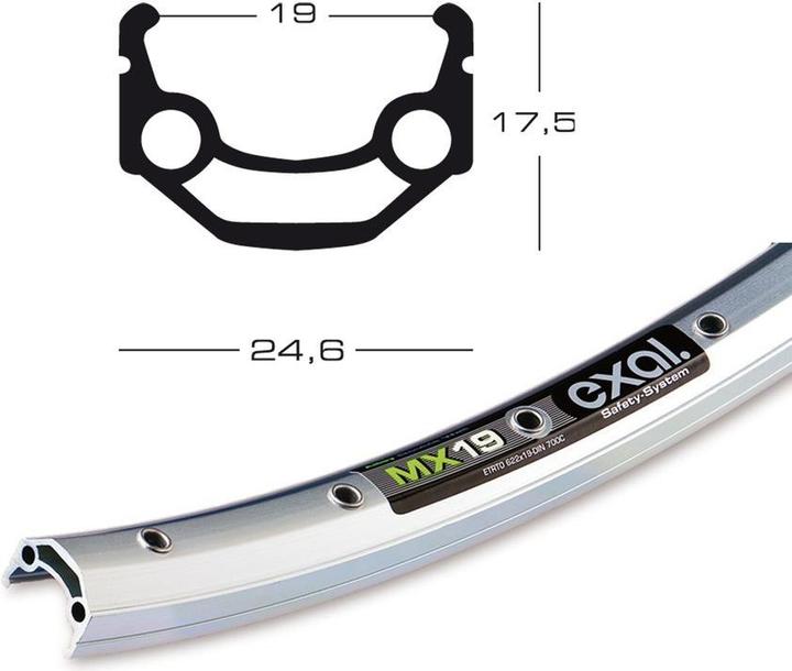 Produktbild Exal MX 19 (28")