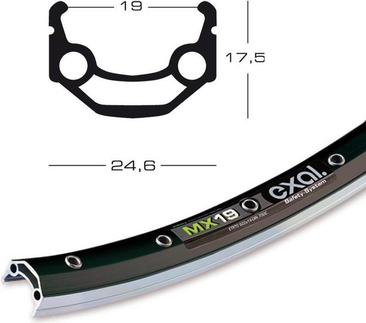 Produktbild Exal MX 19 (28")