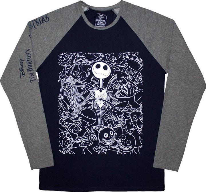 The Nightmare Before Christmas Jack Crowd Raglan